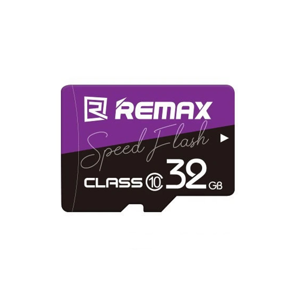 Remax Speed Flash Memory card Micro SD, 32GB, Class 10, UHS-1, Purple - 62058