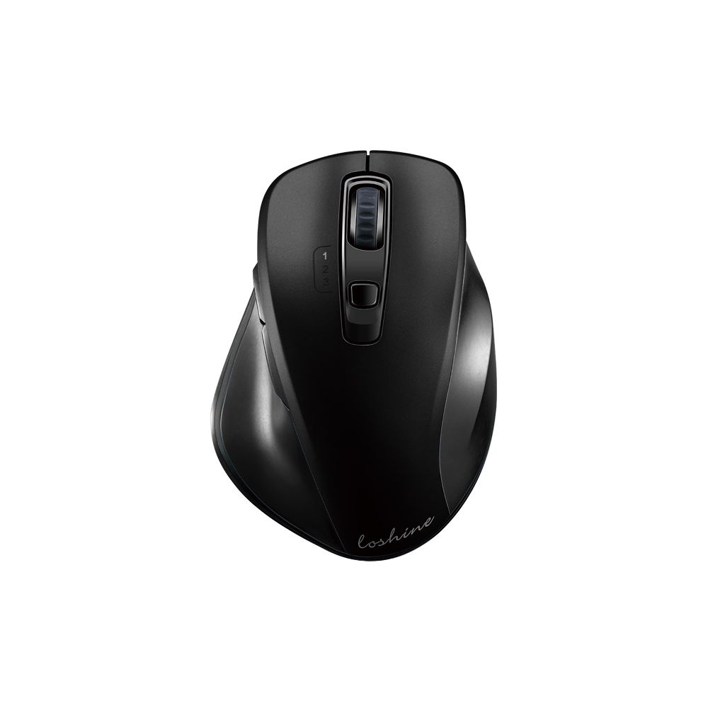 Loshine X70,Mouse Bluetooth, USB, Black - 661