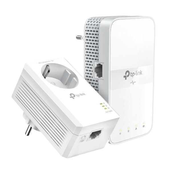 TP-Link TL-WPA7617 KIT Network Adapter, AV1000 Powerline WiFi AC Kit with Gigabit Port