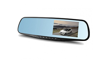 OEM Car Camera Rearview Mirror Auto DVR Dual Lens Dash Cam Recorder Full HD1080P 4.3Inch 818