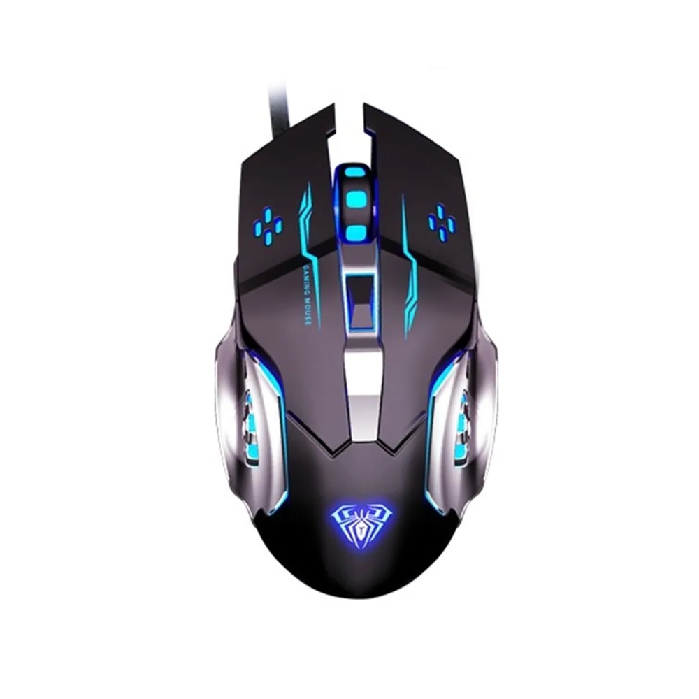 Aula S20,Gaming mouse Optical, 6D, RGB, Black - 736