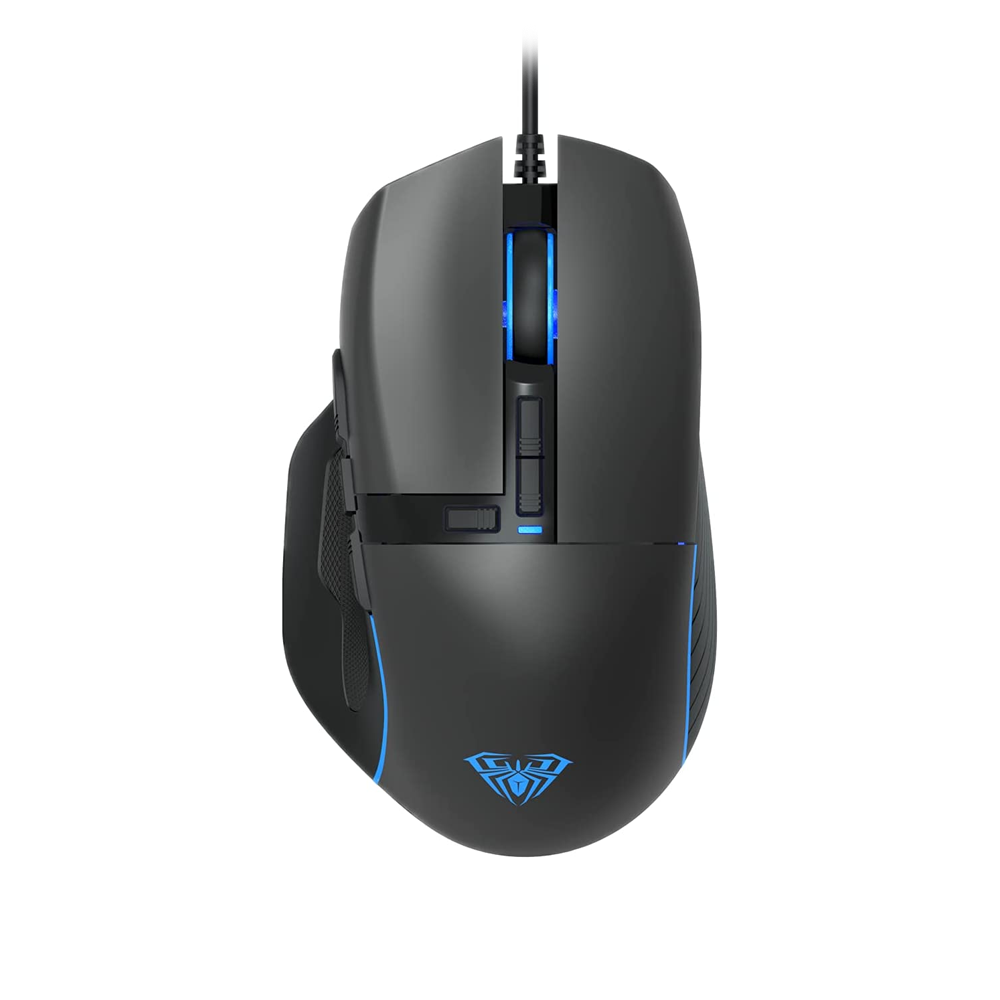 Aula F808,Gaming mouse Optical, 10D, RGB, Black - 745