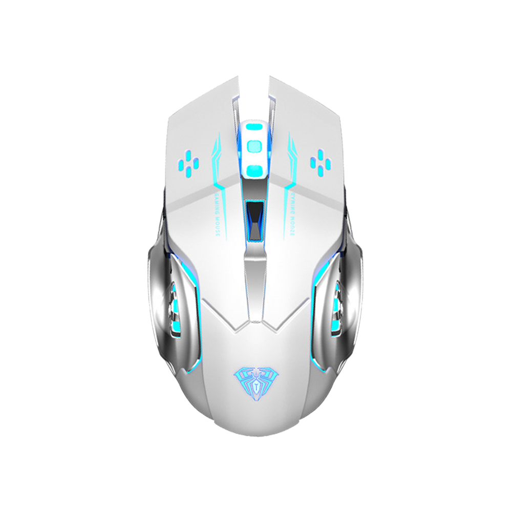 Aula SC100,Gaming mouse Wireless, 6D, White - 748