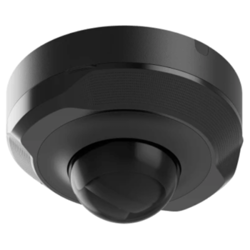 Ajax 76021.214.BL1 DomeCam Mini 5MP Wired IP Security Camera with AI Object Detection, 4mm Lens, IR 