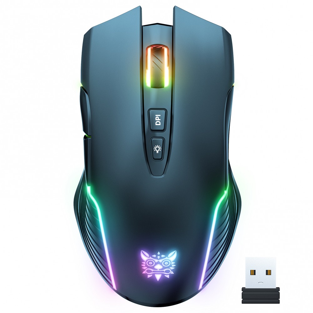 Onikuma CW905,Gaming mouse Wireless, RGB, 7D, Black - 770