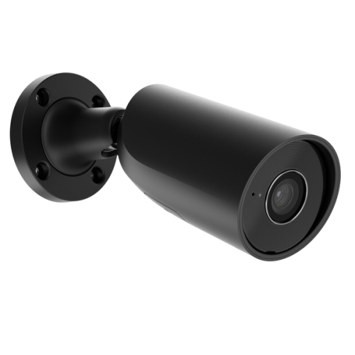 Ajax 79025.217.BL1 BulletCam 5MP Wired IP Security Camera Black 4mm Lens with AI Detection