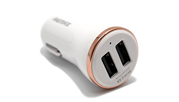 Remax RCC206 5v 2.4A, Universal Car socket charger, 2xUSB, without cable - 14325 