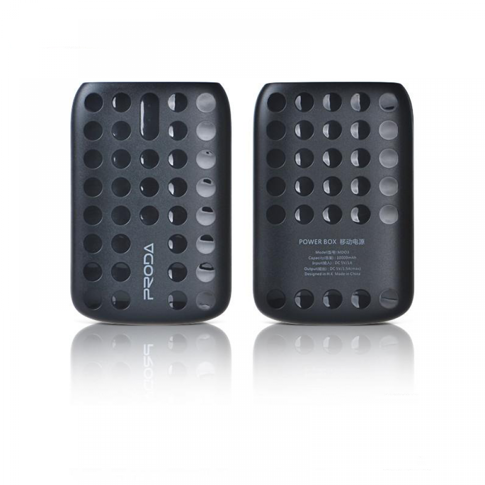 Remax Proda,Power bank, 10000mAh,Mink PPL-22, Black - 87021