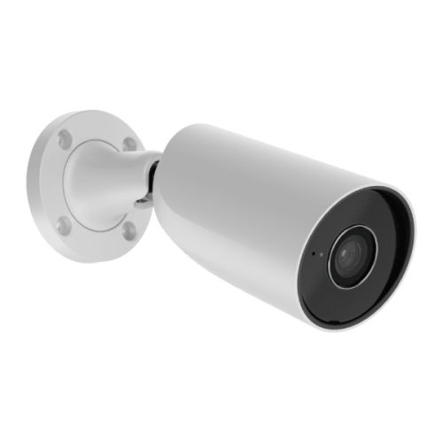 Ajax 9028.217.WH1 BulletCam 5MP Wired IP Security Camera White 2.8mm Lens with AI Detection