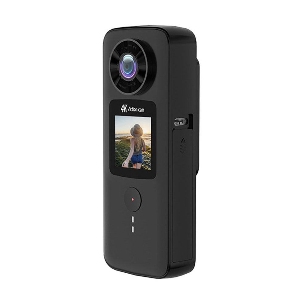 OEM ECM-AC07 Waterproof action camera 20 MP, 4K, with WIFI, 170°, Black - 91068