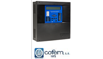 Cofem CLYON01BBUL COMPACT LYON Analog addressable fire alarm control panel with LCD display - 1 circ
