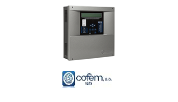 Cofem ZAFIR01BBUL ZAFIR Analog addressable fire alarm control panel with LCD display - 1 address cir