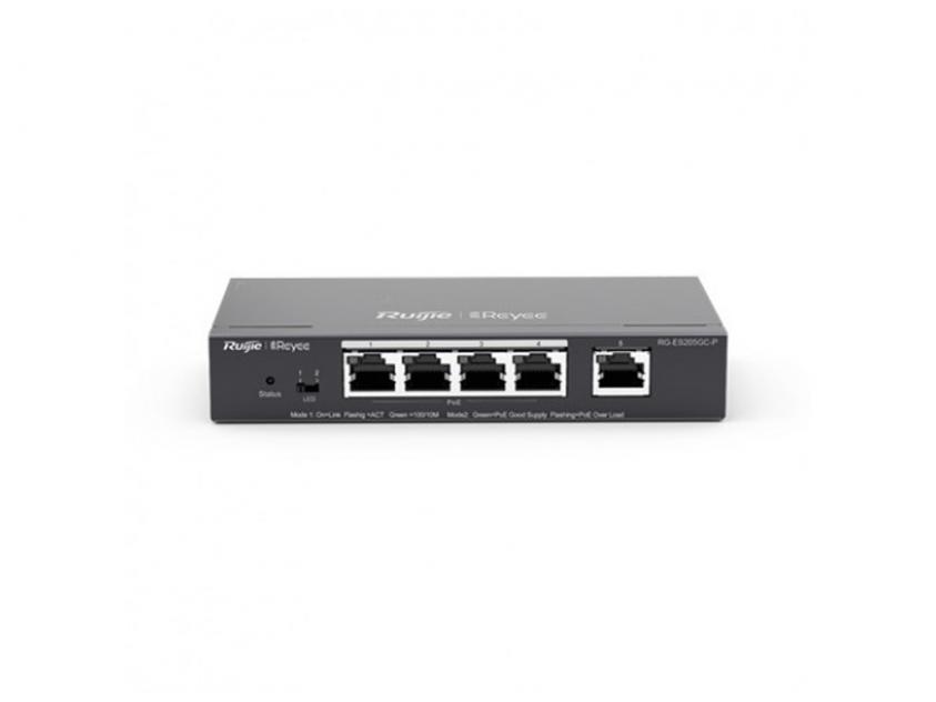 Ruijie RG-ES205GC-P 5-Port Gigabit Smart Cloud Mananged PoE Switch