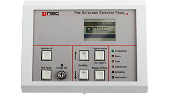 NSC B01520-01 LCD Repeater Panel for "Solution F1/F2" system, English version