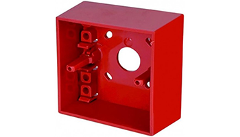 Hochiki SR Mounting box Surface Mounting Call Point Back Box Red