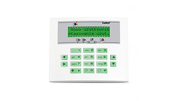 SATEL INT-KLCDS-GR LCD keypad for INTEGRA
