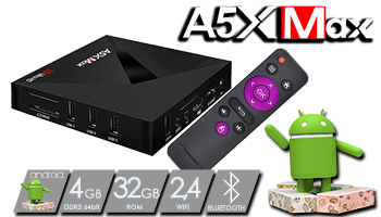 A5X MAX RK3318 4G32G TV Box