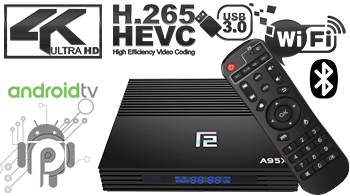 A95x F2 S905X2 4g/32g Dual WiFi BT4 Android 9.0 TV Box 4K Set Top Box