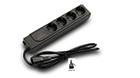 AEG AG-6000009254 Power Strip 4-way 10A Schuko