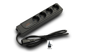 AEG AG-6000009254 Power Strip 4-way 10A Schuko