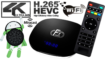 A95X F1 Android 8.1 TV Box S905W Quad Core 2GB 16GB H.265 4K WiFi Set Top Box