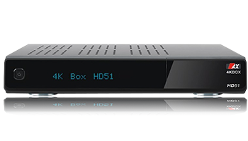 AX 4K-BOX HD51 UHD 2160p Linux E2 Sat Receiver 1x DVB-S2