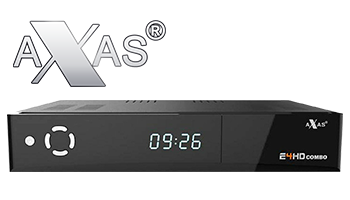 Axas E4HD Full HD E2 Linux HbbTV HEVC H.265 1x DVB-S2