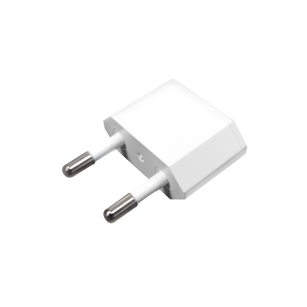 OEM UK - US to EU Adapter, 220V, Universal, White - 14489