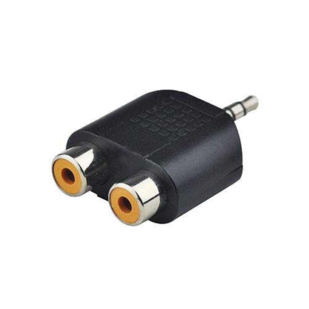 DeTech Connector 2RCA to 3.5mm jack  10 pcs - 17156