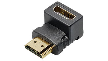C 201 HDMI Angled Adapter HDMI-jack 19 pin to HDMI-plug 19 pin-17121