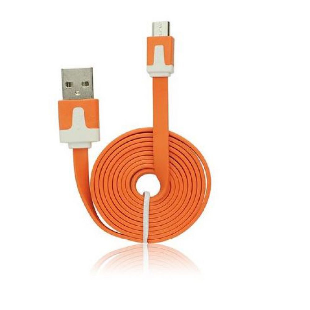 OEM PoweR cable USB - micro USB, Flat - 14221