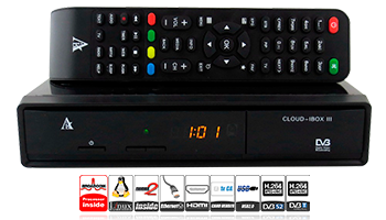 CLOUD-IBOX3 SE HD ENIGMA2 TWIN TUNER COMBO Δορυφορικος Δεκτης SAT Receiver