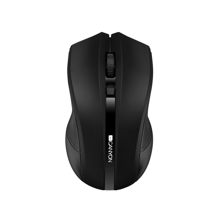 CANYON CNE-CMSW05B 2.4GHz wireless Optical Mouse with 4 buttons, DPI 800/1200/1600, Black