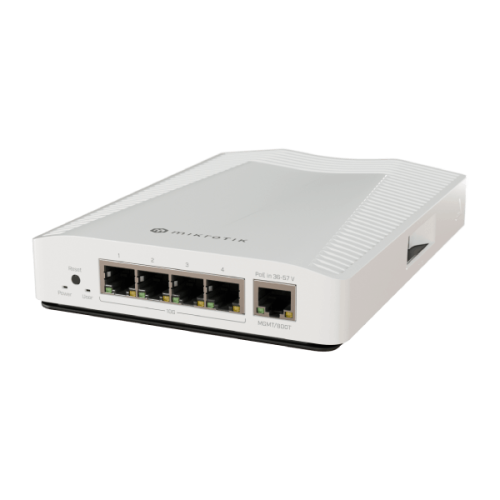 MikroTik CRS304-4XG-IN 10 Gigabit Ethernet Switch | 4x 10G RJ45 Ports, Dual-Core ARM CPU, PoE+ Suppo