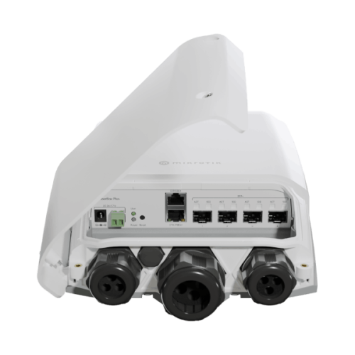 MikroTik CRS305-1G-4S+OUT Outdoor 10G Switch | 1x Gigabit Ethernet, 4x SFP+ Ports, IP67 Weatherproof