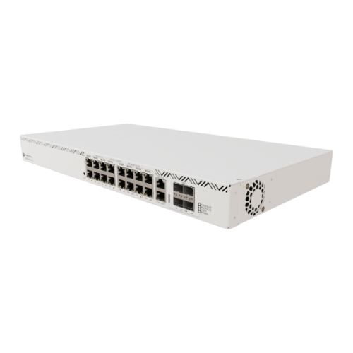 MikroTik CRS320-8P-8B-4S+RM 24-Port PoE++ Switch | 8x Gigabit PoE, 8x 2.5G PoE, 4x 10G SFP+, 640W Bu