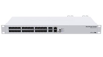 MikroTik CRS326-24S+2Q+RM Our fastest switch for the most demanding setups