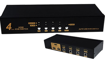 HDMI 4 Port KVM Switch + USB - DK304