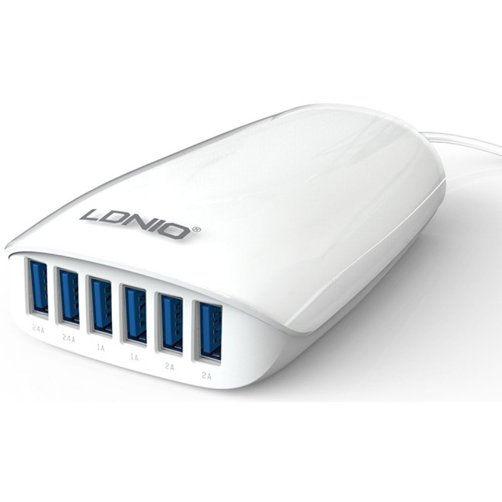 LDNIO A6573, 5V/5.4A, with 6 port, Network charger Universal - 14290
