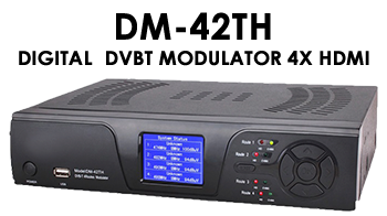 DM-42TH  HDCP Headend DVB-T 4 inputs Digital modulator 