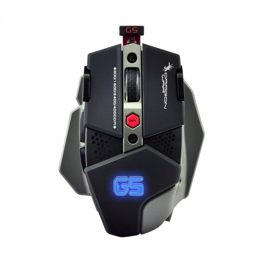 Dragon War, WarLord, G5, Gaming mouse, Macro, Black - 625