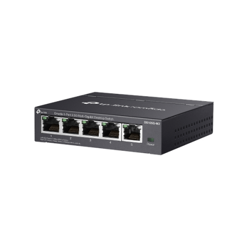 TP-LINK Omada DS105G-M2 5-Port 2.5G Multi-Gigabit Unmanaged Desktop Switch