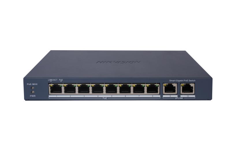 Hikvision DS-3E1510P-EI V2 8 Port Gigabit Smart POE Switch