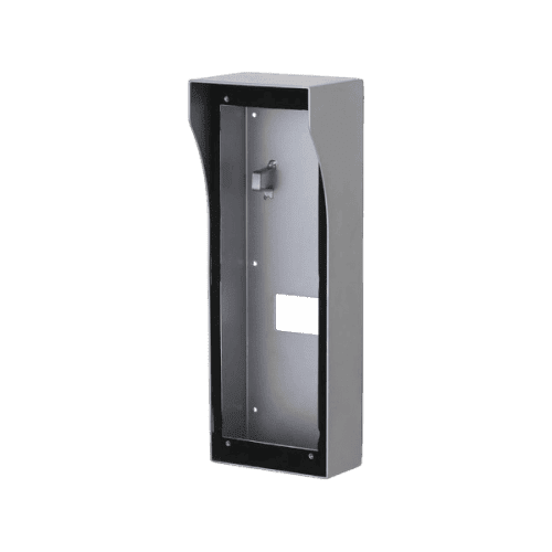 Dahua VTM57R Surface Mounted Box with Rain Cover for VTO6521K Video Intercom - Silver Aluminum Housi
