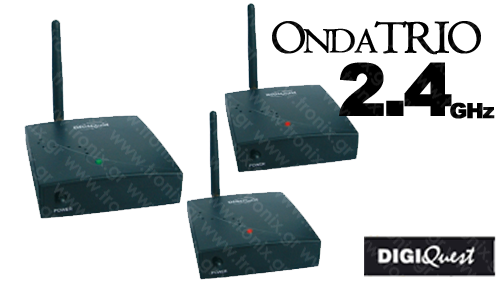 Digiquest Onda TRIO Video Sender 2.4GHz Αναμεταδότης εικόνας ήχου και τηλεχειρισμού 
