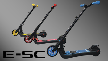 Electric scooter E-SC with Pedal-start button 