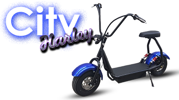 HARLEY ELECTRIC SCOOTER CITY 800W BLUE/RED