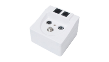 Μπριζα TV ΔΟΡΥΦΟΡΙΚΗ SAT-RADIO-ETHERNET Antenna Sockets FD 11 