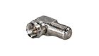FF 15 OEM Adapter Right angle F-plug - F-jack