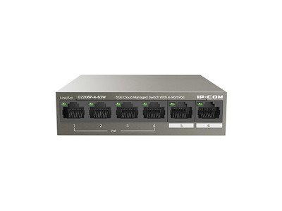 IP-COM G2206P-4-63W 6-port Layer 2 PoE switch